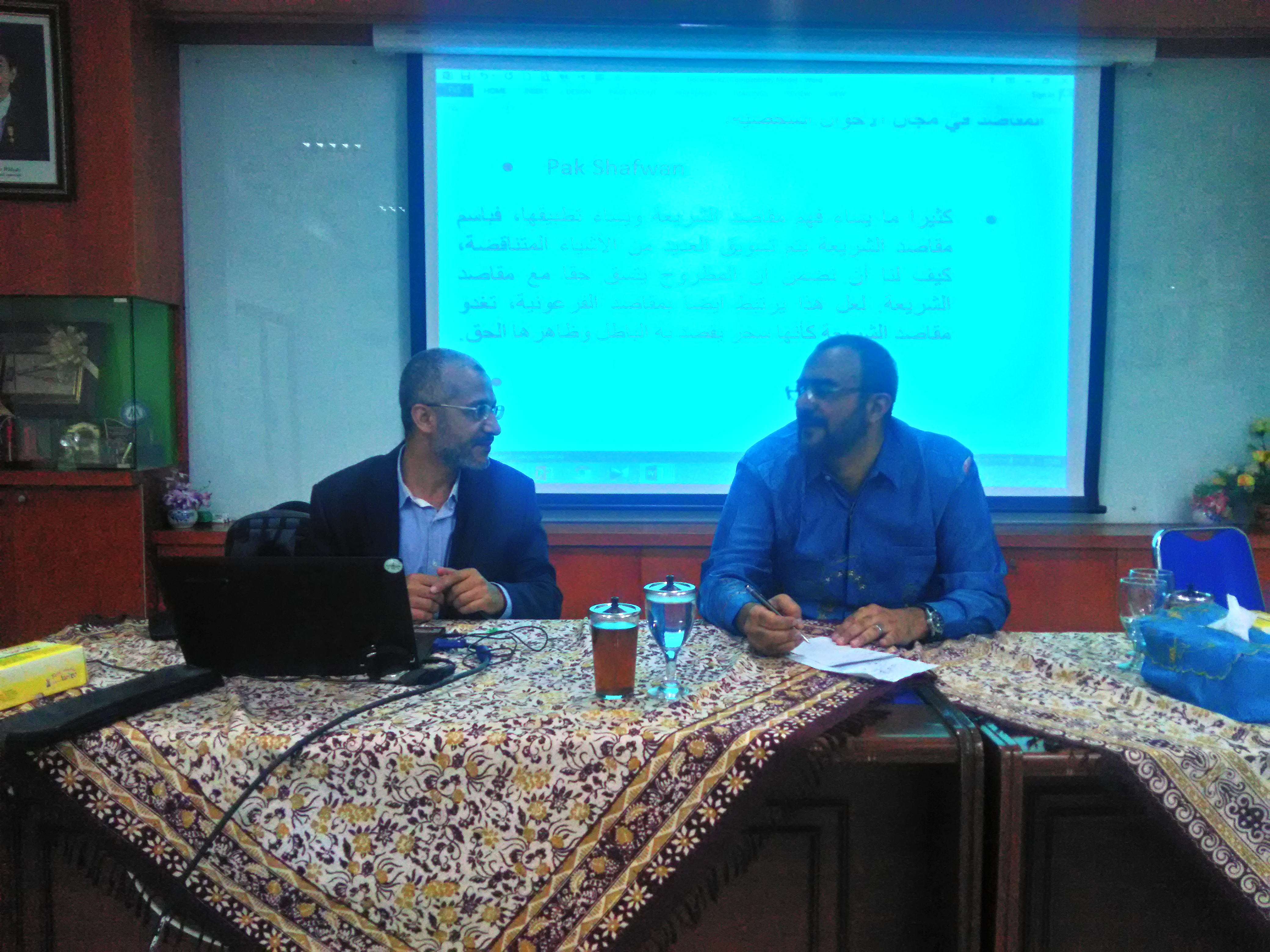 Prof. Dr. Jasser Auda dalam Diskusi tentang Maqaashid Syarii’ah