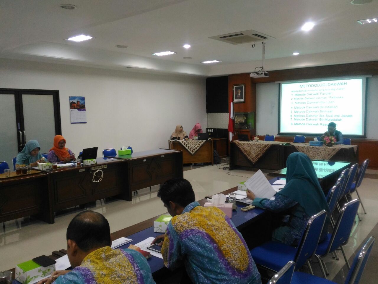 Pelatihan Public Speaking dan Da’wah Islamiyah Tendik FIAI.
