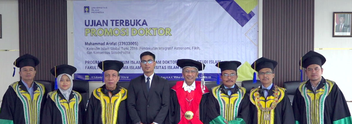 Muhammad Arafat Raih Gelar Doktor Hukum Islam di UII
