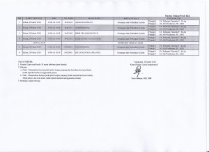 Jadwal Ujian Komprehensif Periode II Maret 2018 1