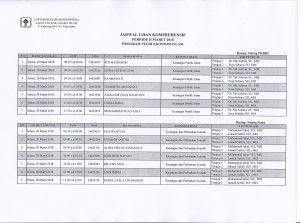 Jadwal Ujian Komprehensif Periode II Maret 2018 3