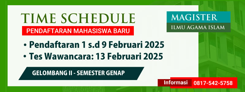 Pendaftaran Mahasiswa baru Magister MIAI FIAI UII