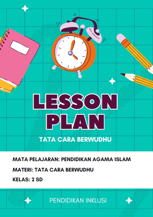 LESSON PLAN - TATA CARA BERWUDHU