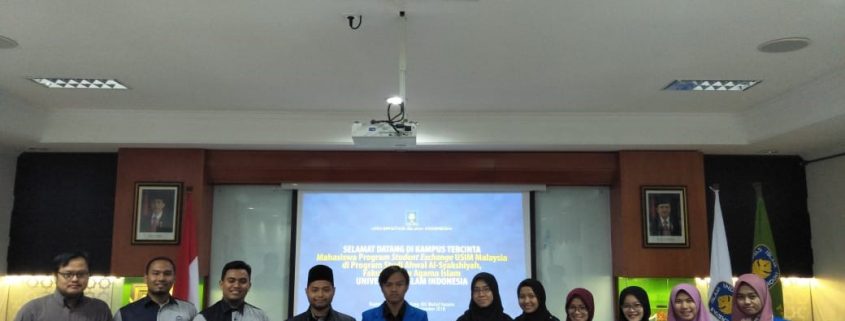 Program Student Exchange antara FIAI UII dan FSH USIM