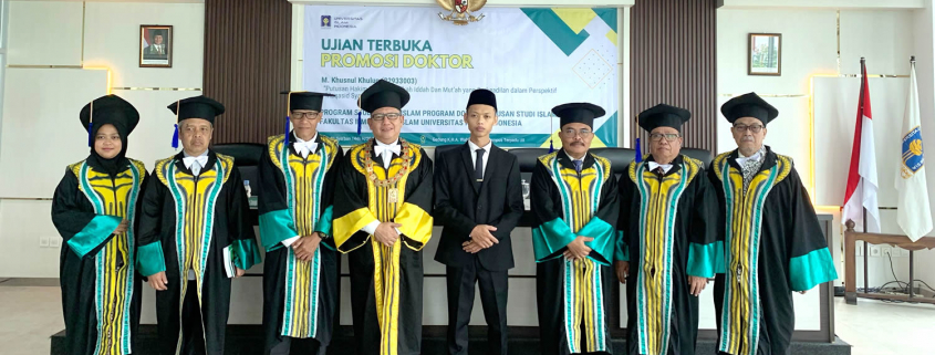 Paska Ujian Terbuka Sidang Doktor Promovendus Khusnul Khuluq, FIAI UII