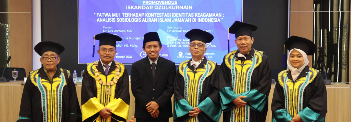 Teliti Aliran Islam Jama’ah, Iskandar Dzulkurnain Raih Gelar Doktor di FIAI UII