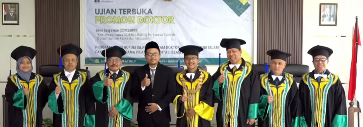 Beni Setyawan raih gelar Doktor Hukum Islam dari UII (foto: istimewa)