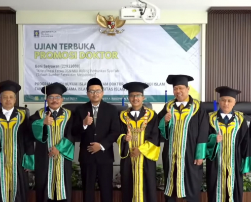Beni Setyawan raih gelar Doktor Hukum Islam dari UII (foto: istimewa)