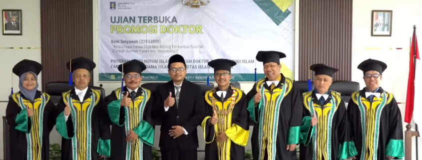 Beni Setyawan raih gelar Doktor Hukum Islam dari UII (foto: istimewa)