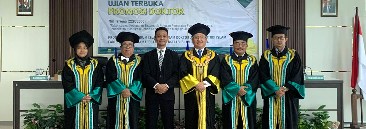 Nur Triyono Hakim Pengadilan Agama Tarakan raih gelar Doktor Hukum Islam di UII (foto: istimewa)