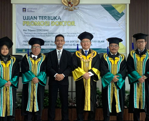 Nur Triyono Hakim Pengadilan Agama Tarakan raih gelar Doktor Hukum Islam di UII (foto: istimewa)