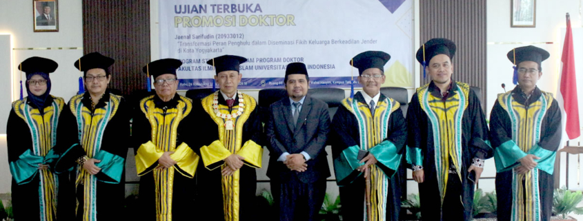 Jaenal Sarifudin Raih Gelar Doktor di DHI UII